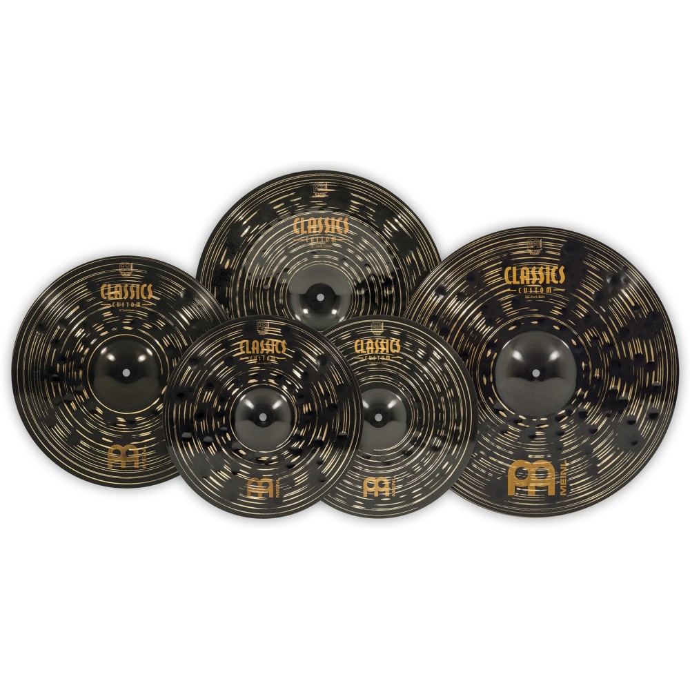 MEINL Cymbals Classics Custom Dark Expanded Cymbal Set 14/16/18/20
